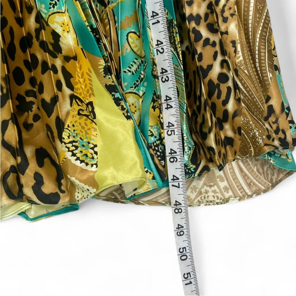 BICICI. Vibrant Multicolor Halter Maxi Dress with “matching shawl/wrap.”
Size. L - Picture 4 of 16
